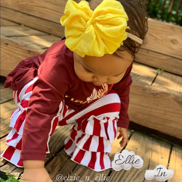 🍁Toddler Thanksgiving Top & Ruffle Bottom12M 2T - Picture 3 of 6